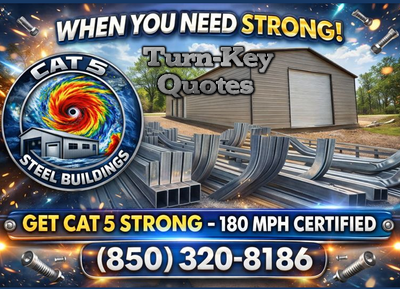 Cat 5 Steel Buildings - When You Need Strong