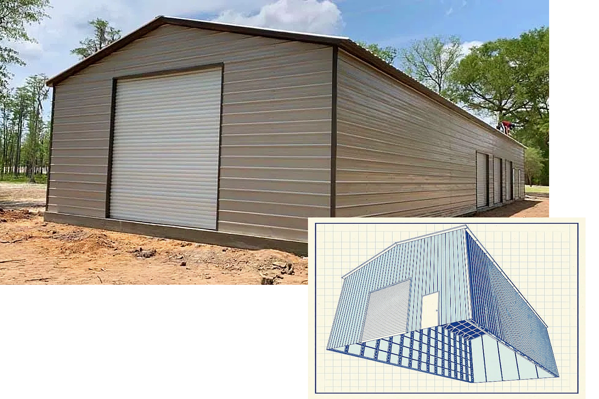 Cat 5 steel building installation